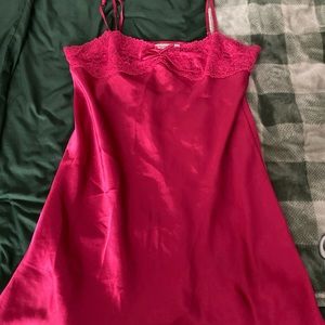 Red Slip Dress